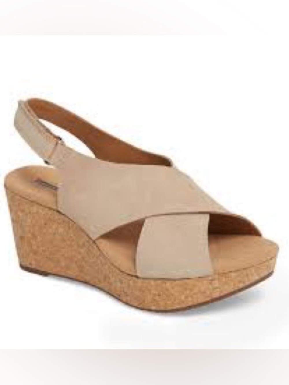Clarks Size 9 Wide Annadel Eirwyn Wedge Sandal NWT